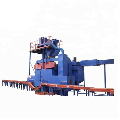 Conveyor 156.6kw 4m/Min H Beam Shot Blasting Machine