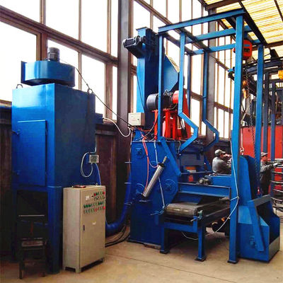 Q32 Crawel Tumble Rubber Belt Type Shot Blasting Machine Automatic